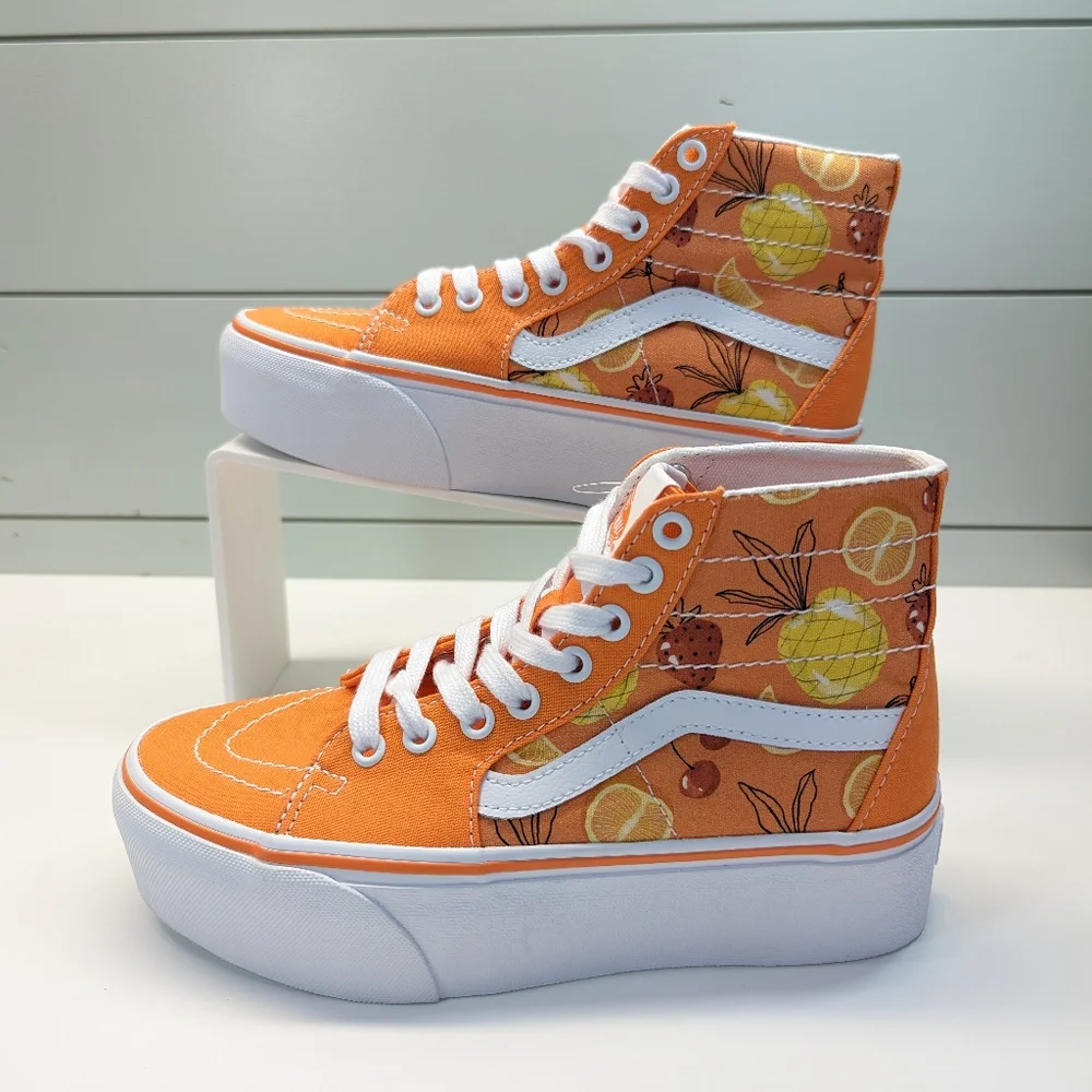 Vans SK8-HI Top Taper Stackform Platform Summer Fruit punch Sneakers Women's 6.5 - Picture 5 of 9